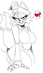 furry large_ass large_breasts rule_63 sonic.exe sonic.exe_(series) tagme tails_doll