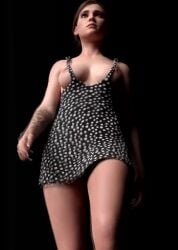1girls 3d 3d_animation animated athletic athletic_female blue_eyes brown_hair busty ellie_(the_last_of_us) ellie_williams female female_focus female_only hourglass_figure medium_breasts naughty_dog pinup pinup_pose realistic skinny stockings tagme the_last_of_us the_last_of_us_2 toned toned_female viaphobia video walk_cycle walking wide_hips