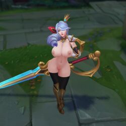 1girls abdomera female gwen_(league_of_legends) league_of_legends ninfrock screenshot