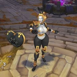 1girls abdomera female league_of_legends ninfrock orianna screenshot