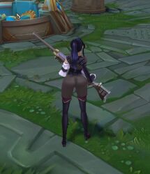 1girls abdomera caitlyn_kiramman female league_of_legends ninfrock screenshot