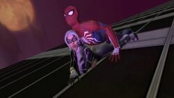1boy 1girls 3d black_cat_(insomniac) black_cat_(marvel) building felicia_hardy looking_at_viewer looking_pleasured marvel marvel_comics moaning on_top penetration penetration_from_behind peter_parker sex sex_from_behind skyliner79 spider-man spider-man_(ps4) spider-man_(series) superhero vaginal_penetration vaginal_sex video_game_character