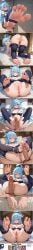 ai_assisted ai_generated aqua_(konosuba) asshole blue_hair comic comic_page doctor_payne feet foot_fetish foot_focus foot_play footjob handjob konosuba nipples page_1 painted_nails pantyhose part_1 patreon petite petite_body petite_female pussy small_breasts soles stirrup_legwear stirrup_socks stirrups teen teen_girl teenage teenage_girl teenager thighhighs tight_fit upskirt