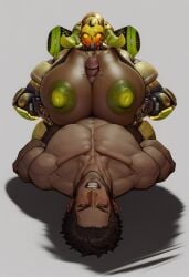 ai_generated huge_breasts lukdorf08 orisa overwatch titjob
