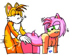 amy_rose balls blueast cum cum_in_pussy penis sonic_(series) tails vaginal_penetration