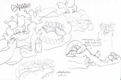 3_toes 4_fingers alligator alligatorid anthro balls ballsurfing big_boo bodily_fluids buster_bunny crocodilian cum cum_in_mouth cum_inside dialogue duo feet fellatio female fingers genital_fluids genitals humanoid_genitalia humanoid_penis inside_mouth internal internal_fellatio internal_oral lagomorph larger_penetrated leporid lips male male/female mammal oral oral_penetration orgasm oversized_fellatio oversized_oral penetration penile penis penis_in_mouth penis_on_tongue rabbit reptile scalie sex sharp_teeth size_difference size_play teeth thebigmansini thick_lips tiny_toon_adventures toes tongue tongue_fetish tongue_out tongue_out_fellatio uvula warner_brothers