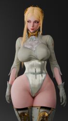 3d blender blonde_hair breasts child_bearing_hips cpt-flapjack female gloves image image_set keyd10iori large_breasts leotard lieutenant_flapjack medium_breasts milf nier:_automata thick thick_hips thick_legs thick_thighs thighhighs thighs voluptuous_female yorha_commander