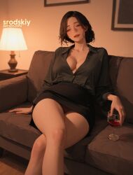 ai_generated drinking female hentai horny mature_female mommy mother original_character pussy pussy_hair sexy srodskiy tagme vulgar