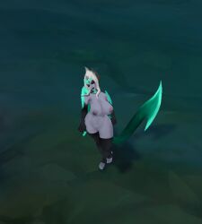 1girls abdomera breasts evelynn female large_breasts league_of_legends ninfrock screenshot