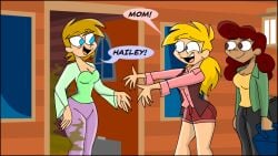1girls 2girls 3girls animatedjames ass day_sonny fart fart_cloud fart_fetish farting female hailey_flower