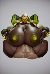 ai_generated huge_breasts huge_cock lukdorf08 orisa overwatch penis titjob