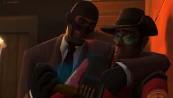 gay hypno hypnosis hypnosis hypnotic_eyes sniper sniper_(team_fortress_2) spy spy_(team_fortress_2) team_fortress_2 tf2