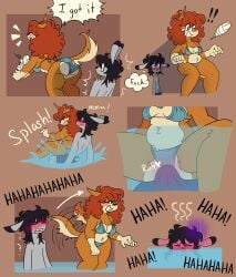 accidental_incest_(lore) anthro bulge canid canine duo embarrased_horny erection female hi_res humiliation incest_(lore) lagomorph leporid male male/female mammal mother_(lore) mother_and_child_(lore) mother_and_son_(lore) parent_(lore) parent_and_child_(lore) parent_and_son_(lore) public public_erection public_humiliation rabbit river-zombie son_(lore) unwanted_erection