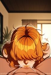 1girls ai_generated ashley_(notneededthr) bangs bangs_over_eyes big_penis blowjob blowjob_pov breasts cum cum_in_mouth cum_inside curvy curvy_body curvy_female curvy_figure deep_blowjob deepthroat ejaculate ejaculating ejaculating_cum ejaculation ejaculation_in_mouth female ginger ginger_hair hair_over_eyes huge_ass huge_hips huge_thighs light-skinned_female light_skin naked notneededthr nude nude_female oc original_character penis piercing piercings posing pov puffy_nipples pussy smile sucking sucking_off sucking_penis swallowing_penis_while_deepthroat thick_ass thick_hips thick_legs thick_thighs
