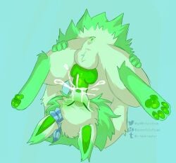 2023 absurd_res animal_genitalia animal_penis anus ass autofellatio balls big_penis bodily_fluids canine_genitalia canine_penis clothing cum cum_in_mouth cum_inside cum_on_face cum_on_own_face cum_on_self digital_drawing_(artwork) digital_media_(artwork) eeveelution ejaculation erection fan_character feet feral fur generation_1_pokemon genital_fluids genitals hi_res jolteon knot licking lying male mammal masturbation nintendo on_back oral oral_masturbation orgasm pawpads paws penetration penile penis penis_in_mouth perineum pokemon pokemon_(species) self_lick shaded simple_background sketch solo spoonfulofsuga spreading toes tongue tongue_out