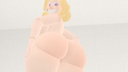 3d 3d_(artwork) ass big_ass big_breasts blonde_female blonde_hair breasts catmario157 completely_nude completely_nude_female female looking_at_viewer miss_delight miss_delight_(octal) poppy_playtime pussy source_filmmaker tagme teacher