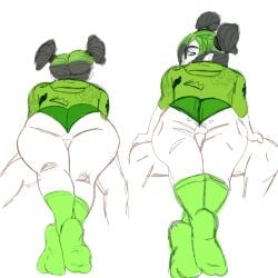 ass ass_grab assjob billie_eilish billie_eilish_(fortnite) buttjob covered_buttjob cowgirl_position feet foot_fetish fortnite fortnite:_battle_royale girly sex socks tacitusart