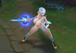 1girls abdomera chaos_and_order_series dawnbringer_riven female league_of_legends ninfrock riven screenshot