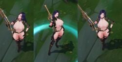 1girls abdomera caitlyn_kiramman female league_of_legends ninfrock screenshot