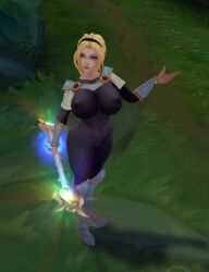 1girls abdomera female league_of_legends luxanna_crownguard ninfrock screenshot