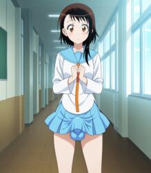 1futa 1futanari ai_generated alternate_body_type alternate_breast_size balls big_ass big_breasts black_hair breasts brown_eyes brown_hair cock cum curves curvy curvy_body curvy_figure curvy_hips dickgirl erect_penis erection futa_only futa_sans_pussy futanari futanari_only girly hi_res high_resolution highres horny horny_female huge_ass huge_balls huge_butt huge_cock huge_testicles huge_thighs intersex kingdesperadow3 medium_ass medium_breasts medium_penis muscular nisekoi onodera_kosaki penis school school_uniform schoolgirl sexy shiny_skin solo solo_focus solo_futa stable_diffusion testicles thick_thighs trans veiny_penis worship