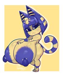 ankha from animal crossing by leofel barraund