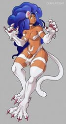 1futa balls bimbo bimbofication breast_expansion breasts darkstalkers felicia_(darkstalkers) foreskin futa_only futanari intersex ourflatcoat penis precum small_breasts solo transformation uncut