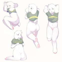 asriel dreemurr from undertale by fawnsdraws