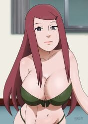 1girls bare_arms bare_shoulders bare_thighs bbw big_breasts bikini bikini_bottom bikini_top blue_eyes breasts busty cleavage female female_focus female_only green_bikini green_bikini_bottom green_bikini_top green_panties green_swimsuit hairclip hi_res high_resolution highres hips kushina_uzumaki large_breasts light-skinned_female light_skin long_hair mature mature_female milf naruto naruto_(series) naruto_shippuden padm pale-skinned_female pale_skin panties pink_lips pink_lipstick pose posing presenting_breasts red_hair selfie shounen_jump shueisha solo solo_female solo_focus standing swimsuit uzumaki_kushina very_high_resolution voluptuous voluptuous_female weekly_shonen_jump wide_hips