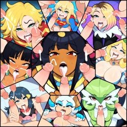 5boys 6+girls 9girls after_fellatio after_oral ai_generated anubis aphrodite big_penis blonde_hair captain_marvel carol_danvers chel chel_(the_road_to_el_dorado) collage crossover cum cum_in_mouth dark-skinned_female dark_skin dawn_(pokemon) dc dc_comics dreamworks egyptian egyptian_mythology female from_above furry gardevoir goddess greek_mythology group group_sex gwen_stacy high-angle_view huge_breasts huge_cock human human_on_anthro kara_zor-el kryptonian male marvel marvel_comics mayan mayan_mythology mullon multiple_boys multiple_girls mythology nintendo novelai penis pokemon pokemon_(species) pokemon_dppt pokephilia rouge_the_bat sega sonic_(series) sonic_the_hedgehog_(series) sony_pictures_animation spider-gwen spider-man:_across_the_spider-verse spider-man:_into_the_spider-verse spider-man_(series) supergirl superman_(series) surrounded surrounded_by_penises the_road_to_el_dorado tongue tongue_out