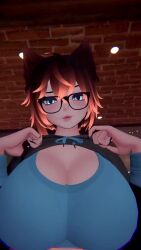 1girls 3d animated bouncing_breasts female humanoid jaebaevr mp4 tagme unity_(engine) video vr_media vrchat