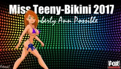 1girls aged_up alternate_version_available artist_name bare_shoulders big_breasts bikini bikini_bottom bikini_top breasts busty cleavage curvy detailed_background disney english_text erect_nipple erect_nipples female female_only fnbman front_view g-string green_eyes hourglass_figure human indoors inside kim_possible kimberly_ann_possible large_breasts long_hair looking_at_viewer midriff nipple_bulge older orange_hair pose posing ribbon room shadow shiny shiny_skin skimpy solo swimsuit text thong underboob voluptuous walking wide_hips