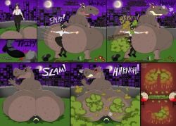 absurd_res anthro areola asphyxiation ass big_breasts big_butt bottomwear breasts clothed clothed_human clothing comic common_hippopotamus crouching dialogue digital_media_(artwork) dreamworks duo english_text face_fart facefarting facesitting fart fart_cloud fart_fetish fart_in_face fart_in_mouth fart_in_nose fart_inflation fart_on_face fart_swallowing fart_torture farting_in_face farting_in_mouth farting_in_nose farting_on_another farting_on_face female female/female flashlight forced gagging gloria_(madagascar) greeting hi_res hippopotamid huge_butt human inflation internal layla_(jimmito_v) madagascar_(series) mammal moon mouth_fart mouthfarting night nipples nude_anthro pants pinned pinned_by_butt pinned_to_ground profanity sitting_on_another size_difference skunk_bunk sound_effects star swallowing swallowing_fart text thick_thighs torn_bottomwear torn_clothing torn_pants torture tripping wide_hips