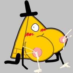 bill_cipher blush corruptedftm_(artist) gravity_falls huge_breasts hyper_breasts lactation leaking_milk milk_squirt oops staring_at_viewer