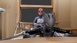 4_missing_limbs amputation amputee bed bedroom blender bodysuit bondage brite_bomber chained chained_up chains clothed dismembered dismemberment female fleshlight forced_amputation forced_transformation fortnite free_use human human_female limbless living_fleshlight living_sex_toy lynx lynx_(fortnite) missing_limbs mutilation quadruped quadruple_amputee render sex_slave sex_toy sextoy sexy slave sword toy transformation weapon