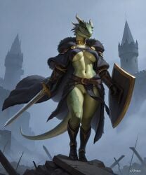 argonian from skyrim by artas9972