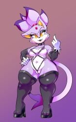 blaze the cat from sega by randomgloves