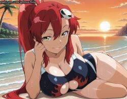 yoko littner from tengen toppa gurren lagann by artmochiia