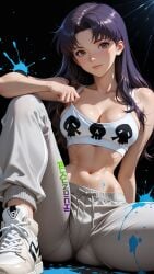 misato katsuragi from patreon by aikunoichi