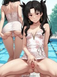 ai_generated blush fate/grand_order fate_(series) female ishtar_(fate) multiple_views pussy small_breasts solo_female uncensored uniwaifu
