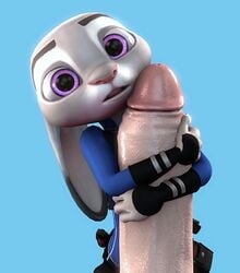 2017 3d animated anthro batesz belt bodyjob clothing digital_media_(artwork) disney erection female judy_hopps lagomorph larger_male looking_at_viewer male mammal penis penis_grab rabbit size_difference smaller_anthro smaller_female source_filmmaker tiny_female utility_belt zootopia