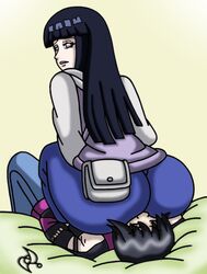 ass dat_ass facesitting female hyuuga_hinata naruto omarsin