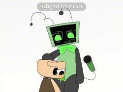 1futa 1girl1futa 1girls alight_motion animated antennae blowjob bowtie cum cum_in_mouth dandy's_world female futanari green_bowtie microphone no_sound roblox roblox_game robot robot_futa self_upload shell shelly_(dandy's_world) shorter_than_30_seconds tagme tv_head vee_(dandy's_world) video