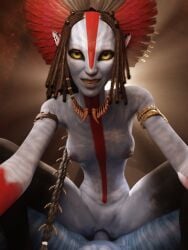 1boy 1girls 3d alien alien_girl avatar avatar:_fire_and_ash blue_skin female female_on_top female_penetrated male miles_quaritch na'vi pov pov_eye_contact pov_male quick_e smiling vaginal_penetration vaginal_sex varang varang_(avatar)