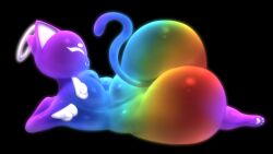 2023 2d 2d_(artwork) 2d_artwork :3 absurd_res anthro artist_collaboration ass astroodragon big_butt breasts closed_eyes colorful_theme domestic_cat felid feline felis female halo hi_res huge_butt lips looking_at_viewer looking_back looking_back_at_viewer lying lying_down lying_on_side mammal multicolored_body multicolored_skin nude on_side original original_character pawpads rainbow_(sadflowerhappy) rainbow_body rainbow_skin rear_view sadflowerhappy samayuune side_boob small_wings smile snaart solo sparklefur synyx27 tail thick thick_ass thick_butt thick_hips thick_legs thick_thighs wide_ass wide_hipped_female wide_hips wide_thighs wings
