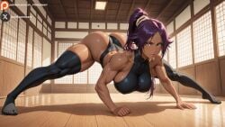 shihouin yoruichi from bleach by sir-flameheart