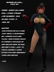 anna williams from tekken by kazehiro