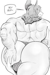 animal_head animal_humanoid ass back_muscles bara bat bat_humanoid big_ass big_butt bubble_ass bubble_butt bulge bulge_from_behind butt butt_focus butt_grab clothed clothing dat_ass dat_butt dispatch_(game) english_text fat_ass fat_butt for_a_head furryonline1 gay hand_on_butt hi_res huge_ass huge_butt humanoid jockstrap jockstrap_only large_ass large_butt looking_at_viewer looking_back looking_back_at_viewer male male_only mammal mammal_humanoid muscular muscular_arms muscular_male perineum rear_view round_ass round_butt solo solo_male sonar_(dispatch) talking_to_viewer text thick_ass thick_butt topless underwear underwear_only