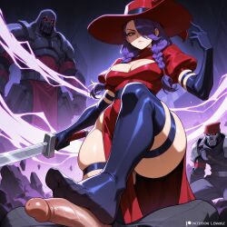 psylocke from marvel by lunaart