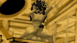 3d 3d_model alice_angel angel_(cally3d) balls ballsack bendy_and_the_dark_revival bendy_and_the_ink_machine big_cock big_dick big_penis black_choker black_hair black_lips black_lipstick black_tip cock cock_out cryptiacurves dick dick_out erect_cock erect_dick erect_penis erection eyelashes flat_chest flat_chested fully_naked fully_nude genderbent heart_halo horns joey_drew_studios male_only naked naked_male no_clothes no_clothing no_underwear nude nude_male on_table penis penis_out pose posing posing_for_the_viewer rule63 rule_63 sepia south_shaed_(dreams_come_true_studio) vr vr_media vrc vrchat vrchat_media vrchat_model
